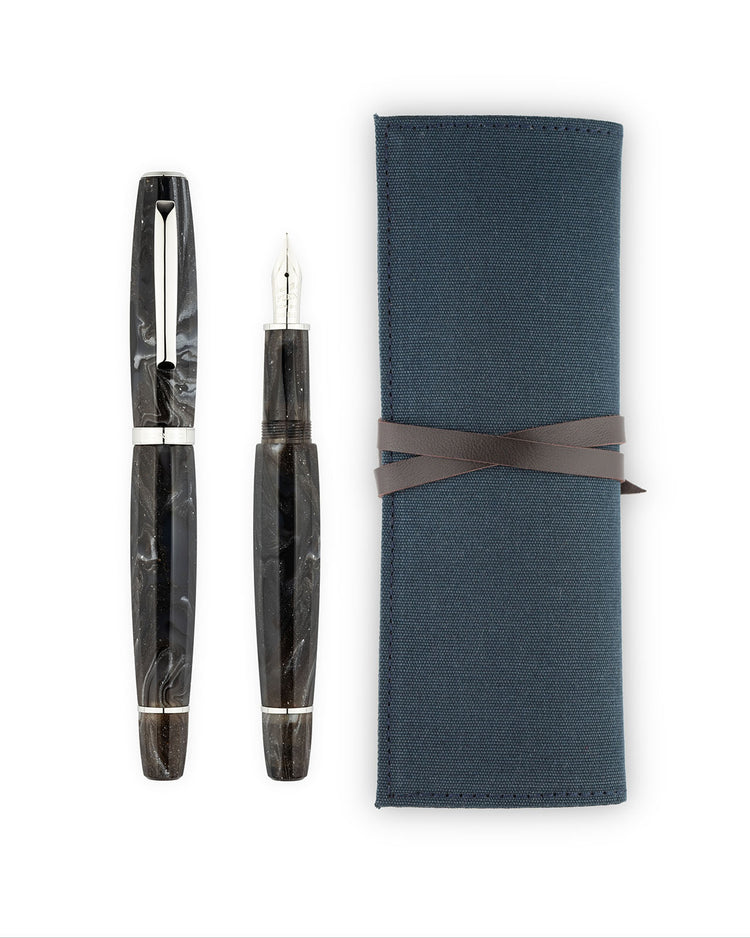 Scribo Feel Fountain Pen in Nova Stella with Platinum Trim - Limited Edition