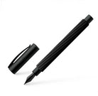 Faber-Castell Ambition Italic Fountain Pen in Obsidian