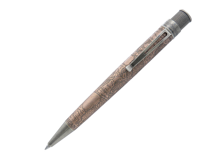 Retro 51 Tornado Smithsonian Rollerball Pen in Bison: Standing Strong