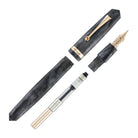 OMAS Studio Fountain Pen in Grigio Luminoso with Rose Gold Trim