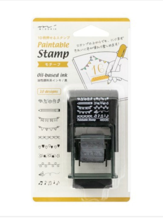 Midori Paintable Stamp in Motife