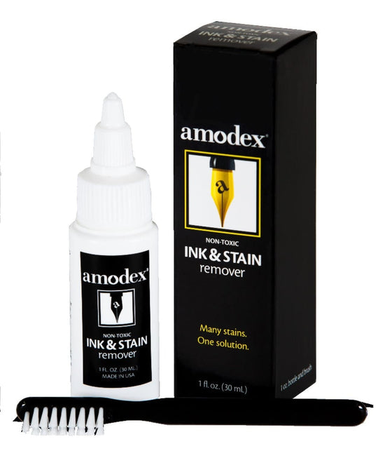 Amodex Ink & Stain Remover w/brush 1 oz  Set
