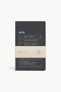 Artik Pack Of 2 Singer Sewn Notebooks in Coconut