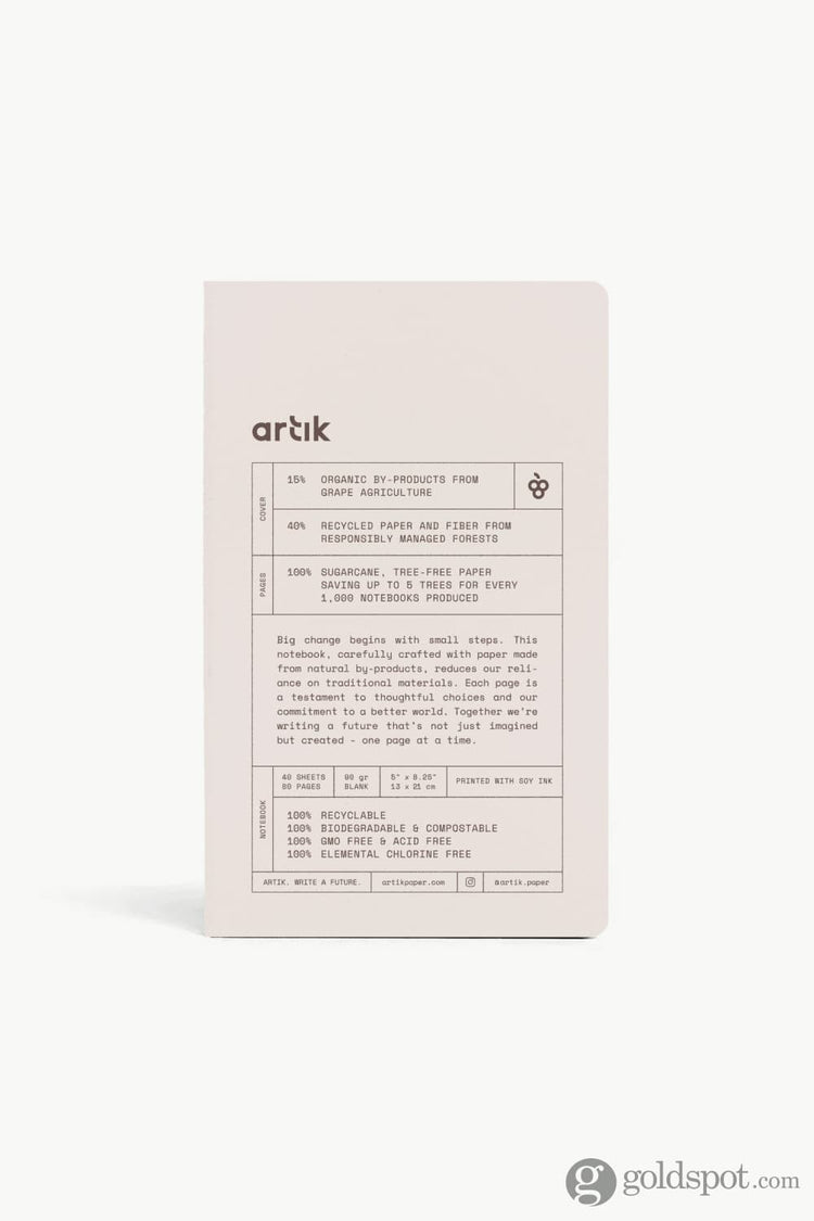 Artik Pack Of 2 Singer Sewn Notebooks in Grape Notebooks Journals