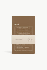 Artik Pack Of 2 Singer Sewn Notebooks in Hazelnut