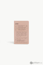 Artik Pack Of 3 Pocket Singer Sewn Notebooks in Almond Notebooks Journals