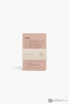 Artik Pack Of 3 Pocket Singer Sewn Notebooks in Almond Lined Notebooks Journals