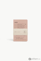 Artik Pack Of 3 Pocket Singer Sewn Notebooks in Almond Dotted Notebooks Journals