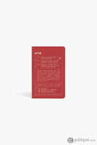 Artik Pack Of 3 Pocket Singer Sewn Notebooks in Cherry Notebooks Journals