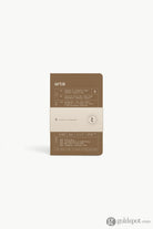 Artik Pack Of 3 Pocket Singer Sewn Notebooks in Hazelnut Lined Notebooks Journals