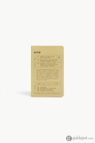 Artik Pack Of 3 Pocket Singer Sewn Notebooks in Olive Notebooks Journals