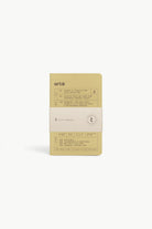 Artik Pack Of 3 Pocket Singer Sewn Notebooks in Olive Notebooks Journals