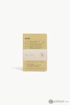 Artik Pack Of 3 Pocket Singer Sewn Notebooks in Olive Lined Notebooks Journals