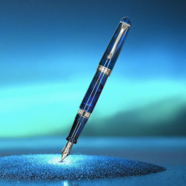 Aurora 888 Fountain Pen in Boreale - 18K Gold - Limited Edition Fountain Pen