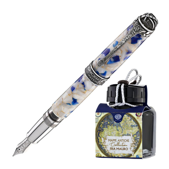 Aurora Ancient Maps Fountain Pen in Fra Mauro - Limited Edition - Medium Point