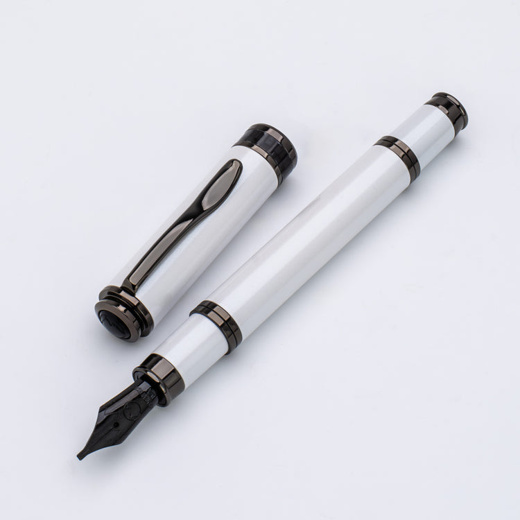 Monteverde Innova Fountain Pen in 2026 Cloud Dancer in Gunmetal Trim - Limited Edition
