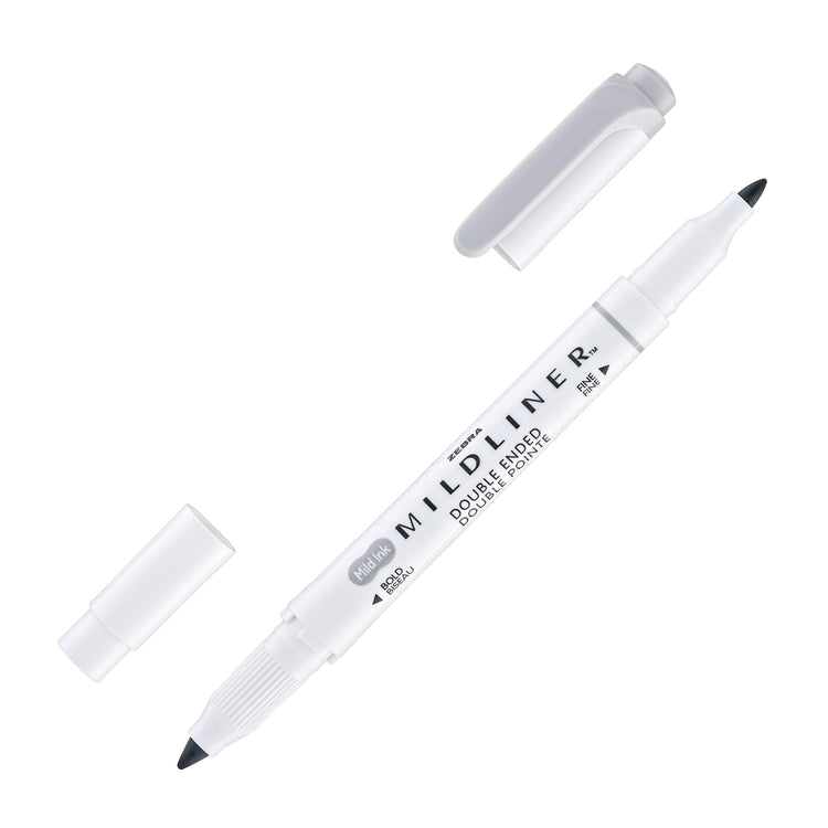 Zebra Mildliner Dual-Tip Highlighter in Gray