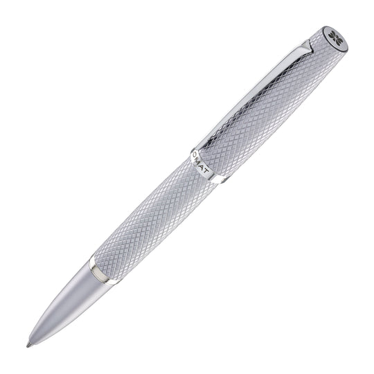 Diplomat Viper Rollerball Pen in Silver Guilloche