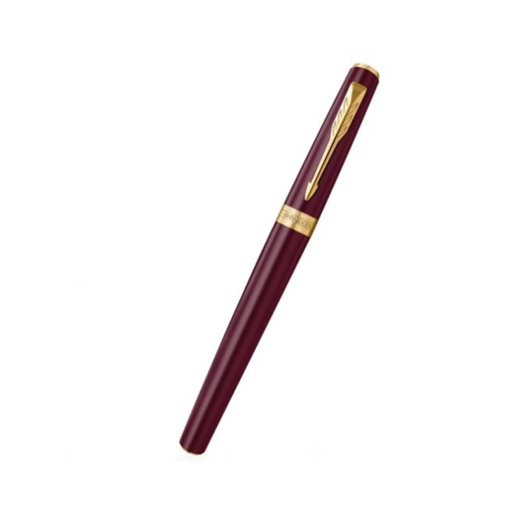 Parker Meridian Fountain Pen in Red with Gold Trim - Fine