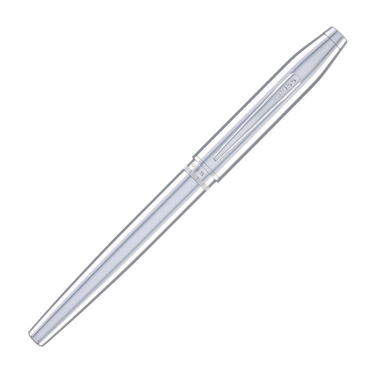 Cross Foundry Fountain Pen in Polished Chrome with Polished Chrome Appointments - Medium Nib