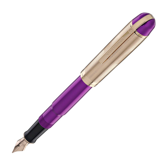 Wahl Eversharp Skyline Fountain Pen in Royal Purple with Rose Gold Trim