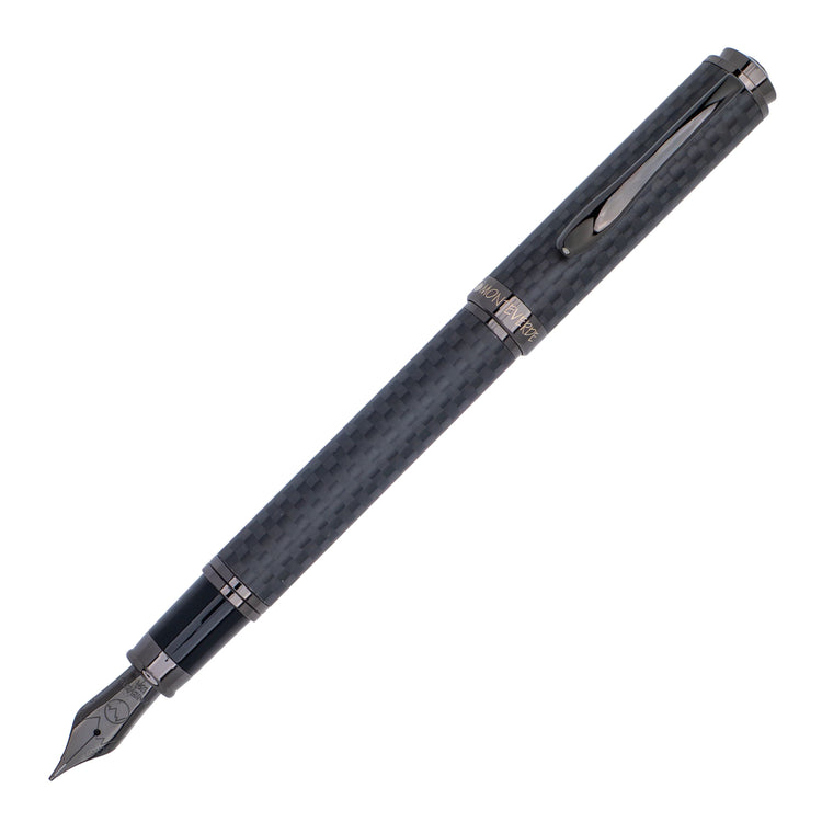 Monteverde Innova Fountain Pen in Matte Carbon with Gunmetal Trim