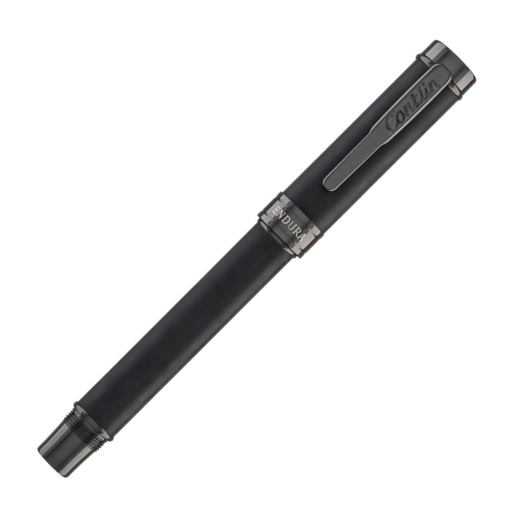 Conklin Endura Fountain Pen in Forged Carbon Fiber with Gunmetal Trim - Limited Edition