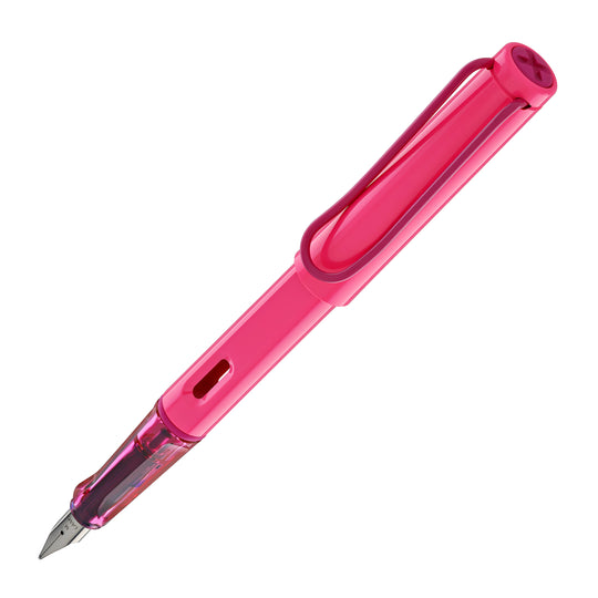 Lamy Safari Fountain Pen in Neon Pink