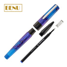 Benu Euphoria Fountain Pen in Scent of Irises (Ultramarine Blue Glow) Fountain Pen