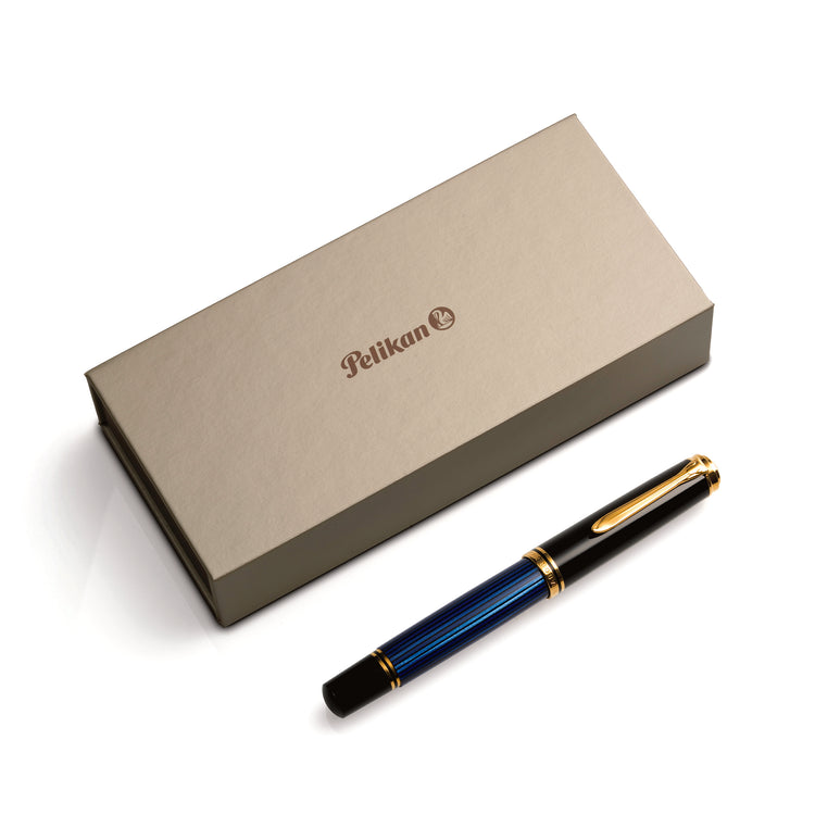 Pelikan Souverän M1000 Fountain Pen in Black - Blue