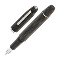 Scribo Flow Fountain Pen in Memoria with Platinum Trim