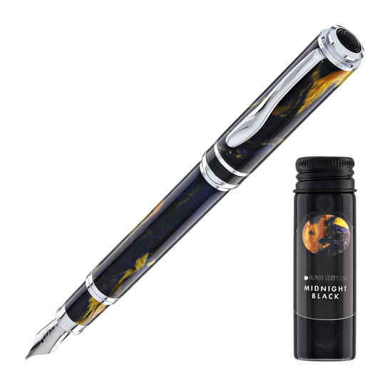 Monteverde Innova Fountain Pen in Pharaoh Expanse with 15ml Bottled Ink