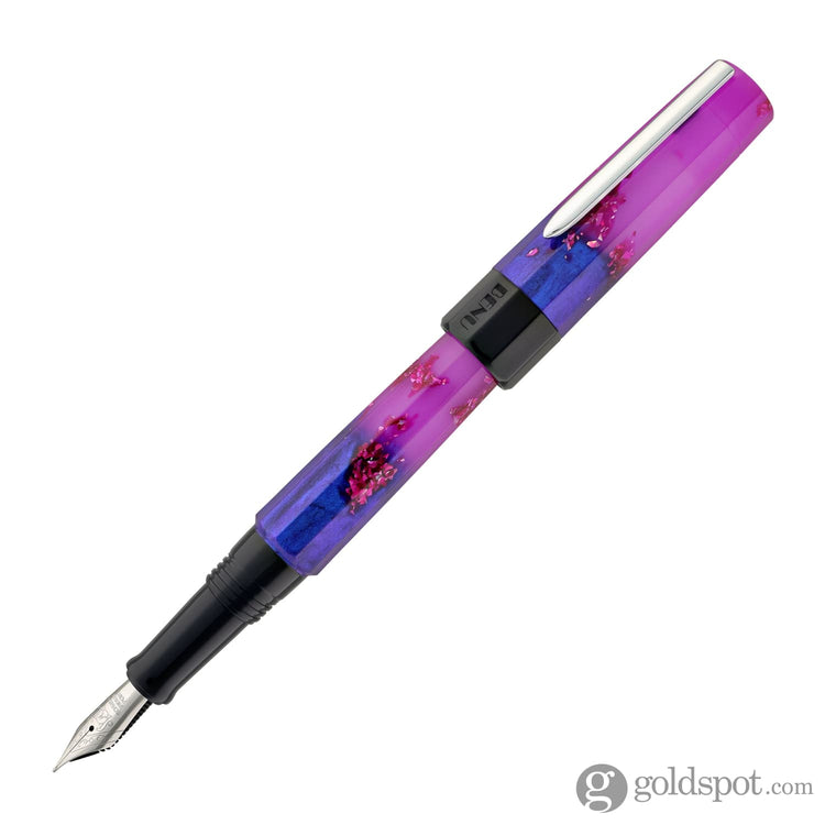 Benu Euphoria Fountain Pen in Love Story (Lavender Blue Glow) Medium Fountain Pen