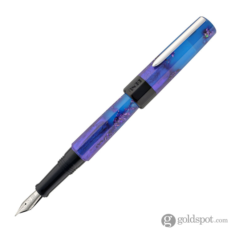 Benu Euphoria Fountain Pen in Scent of Irises (Ultramarine Blue Glow) Fine Fountain Pen