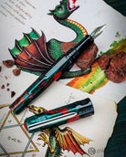 Benu Talisman Fountain Pen in Dragon’s Blood Medium Fountain Pen