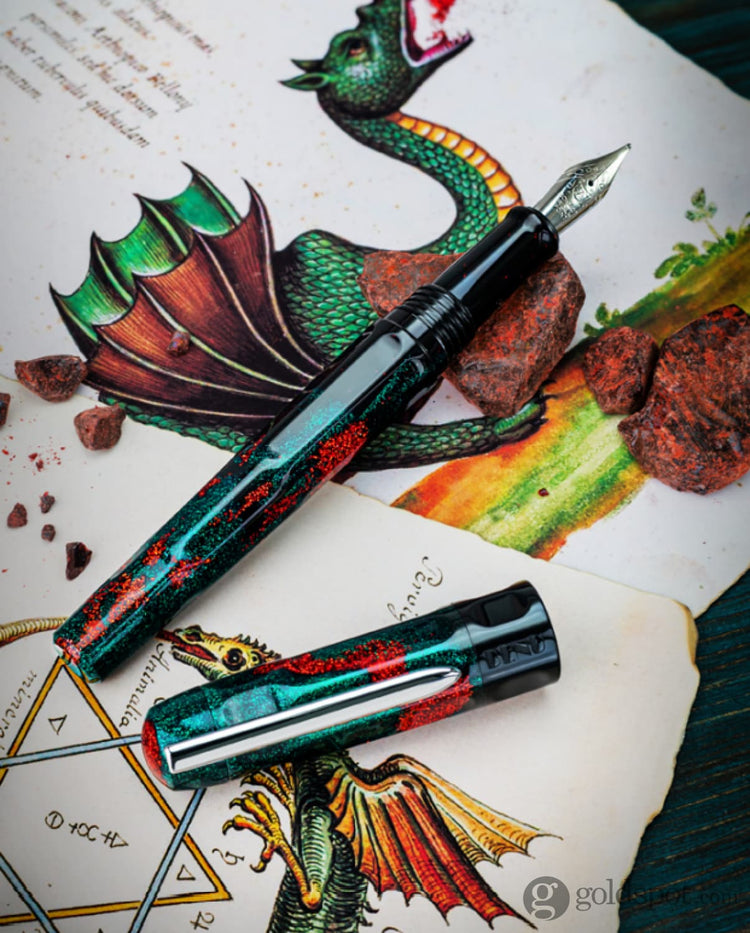 Benu Talisman Fountain Pen in Dragon’s Blood Medium Fountain Pen