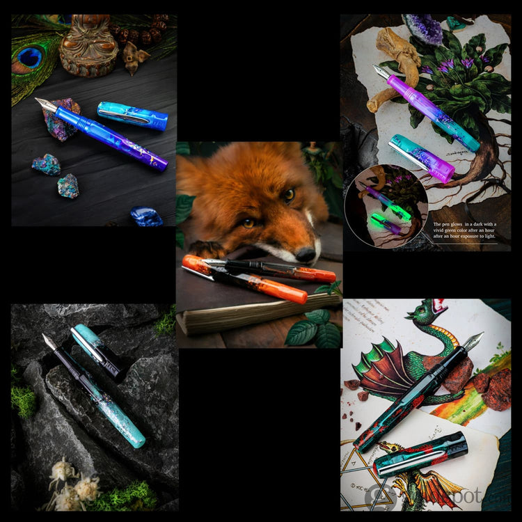 Benu Talisman Fountain Pen in Foxglove Fountain Pen