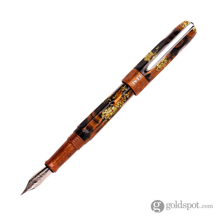 Benu Talisman Fountain Pen in Tiger’s Eye 1.1mm Stub Fountain Pen