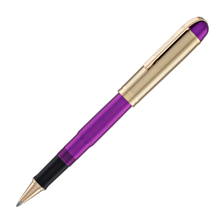 Wahl Eversharp Skyline Rollerball Pen in Royal Purple with Rose Gold Trim