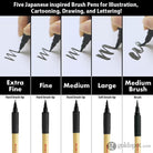 BIMOJI FUDE PEN ASSORTED SET Calligraphy Pens