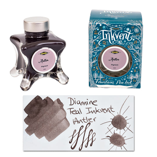Diamine Inkvent Teal Edition Pigment Bottled Ink in Antler - 50 ml