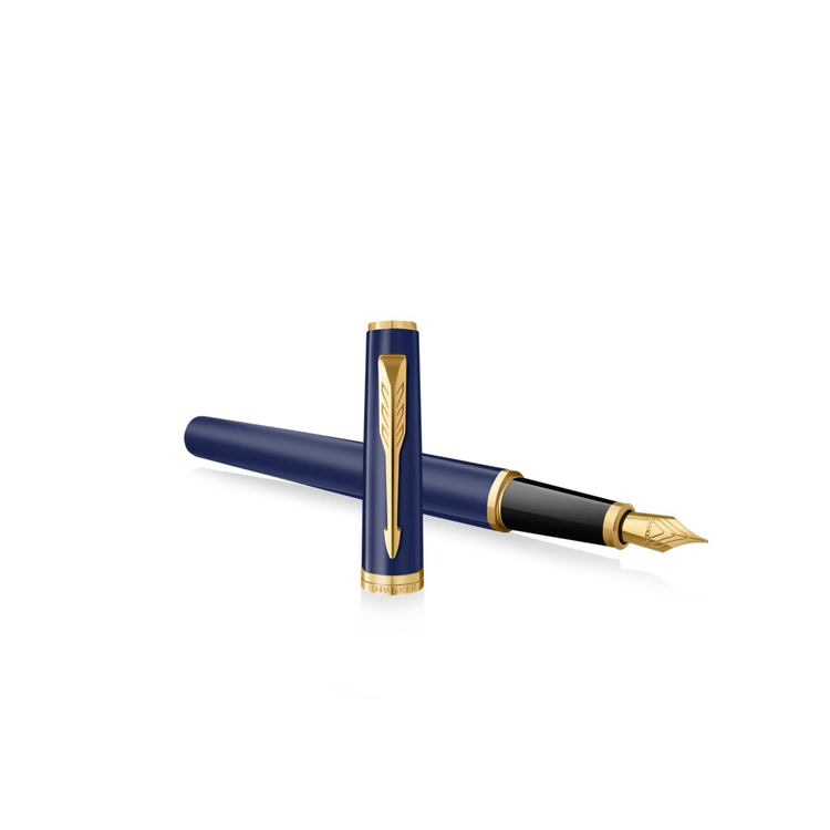 Parker Meridian Fountain Pen in Blue with Gold Trim