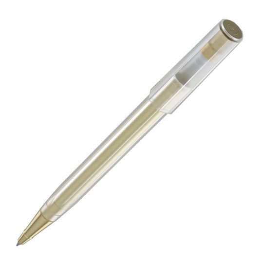 ystudio Glamour Evolve Elemental Rollerball Pen in Brass Gold