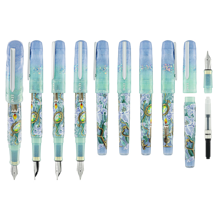 Benu Talisman Fountain Pen in White Lily