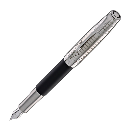 Parker Sonnet Premium Fountain Pen in Legacy of Flight with Chrome Trim - 18k Gold