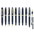 Sailor 1911 Casual L Basis Fountain Pen in Muted Blue, Gold Trim