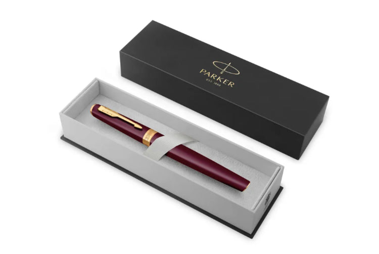 Parker Meridian Rollerball Pen in Red with Gold Trim