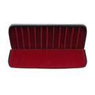Visconti Classic Black Leather 12 Pen Case with Red Lining