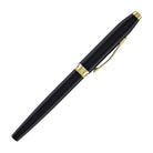 Cross Foundry Rollerball Pen in Glossy Black Lacquer with PVD Gold Appointments