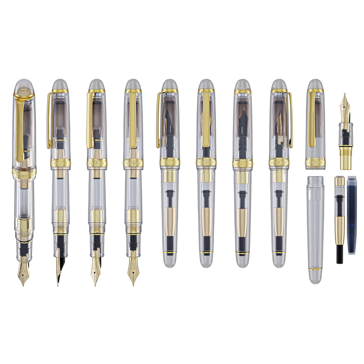 Platinum 3776 Century Fountain Pen in Ver. 2 Demonstrator - 14K Gold